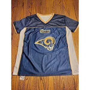 Los Angeles Rams NFL Flag Football Reversible Jersey Mens Size Medium